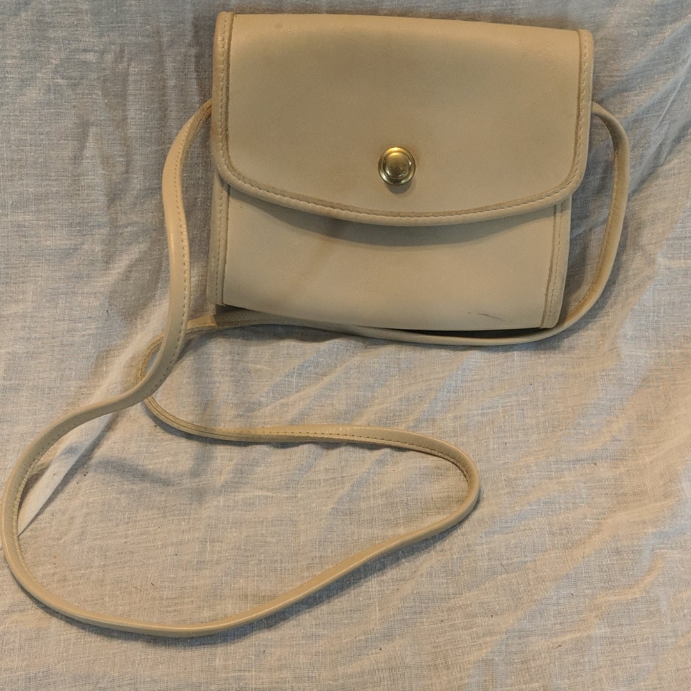 Vintage Cream Coach Crossbody
